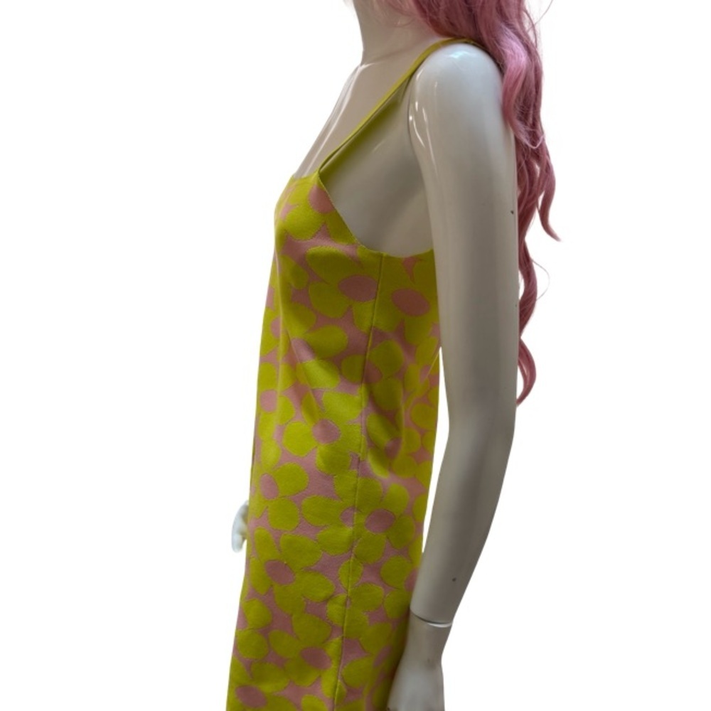 Zara Yellow and Pink Floral Pattern Dress - Picture 8 of 8